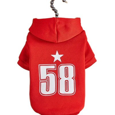 Kisállat ruhák, kutyák, macskák, pulóverek, meleg és kényelmes bársony, nyomott ruhák, egyszerű és nagyvonalú