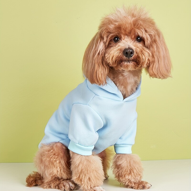 Kisállatruházat Kutya és macska pulóver bársony meleg, kényelmes ruhákkal, egyszerű és nagyvonalú mintákkal