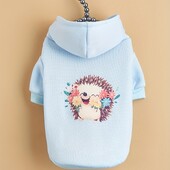 Mājdzīvnieku drēbes, suņi, kaķi, sporta krekli, silti un ērti ar samtu, apdrukātas drēbes, vienkāršas un dāsnas