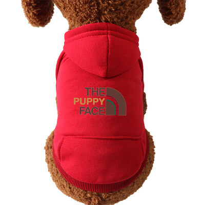 Hanorac pentru animale de companie de toamnă și iarnă cu pălărie, haine de cățeluș cu pantaloni de buzunar cu clapă, îmbrăcăminte pentru pisici, Shiba Inu îngroșat și cald