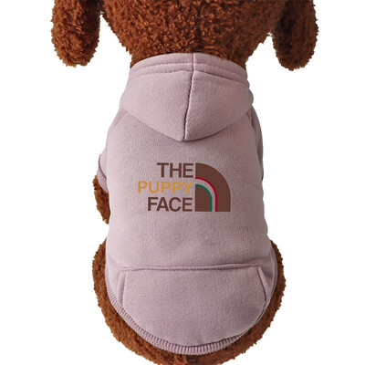 Hanorac pentru animale de companie de toamnă și iarnă cu pălărie, haine de cățeluș cu pantaloni de buzunar cu clapă, îmbrăcăminte pentru pisici, Shiba Inu îngroșat și cald