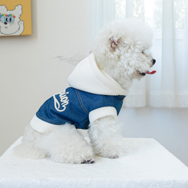 1 vnt. naminių gyvūnėlių apranga pavasario ir rudens gražaus čempiono kaubojiško kepuraitės paltai, tinkami mažiems ir vidutinio dydžio šunims