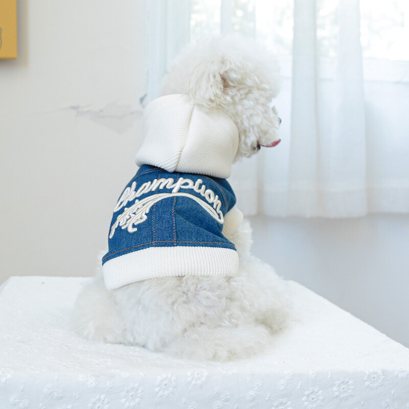 1 vnt. naminių gyvūnėlių apranga pavasario ir rudens gražaus čempiono kaubojiško kepuraitės paltai, tinkami mažiems ir vidutinio dydžio šunims