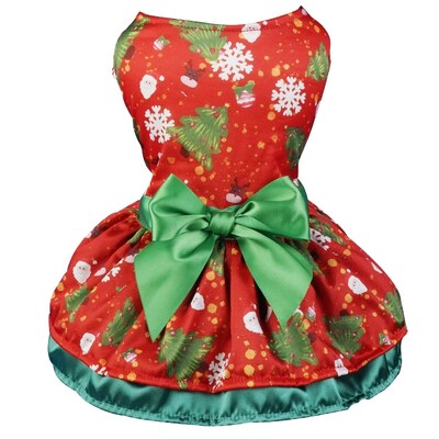 Rochie pentru câini de Crăciun Haine pentru câini de companie de modă Fusta prințesă pentru cățel