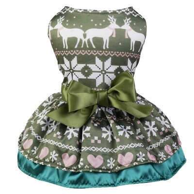 Rochie pentru câini de Crăciun Haine pentru câini de companie de modă Fusta prințesă pentru cățel