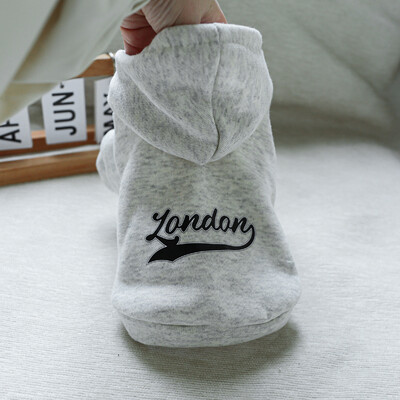 1PC îmbrăcăminte pentru animale de companie Pulover pentru câini pisici de primăvară și toamnă haină neagră, gri deschis, potrivită pentru câini de talie mică și mijlocie