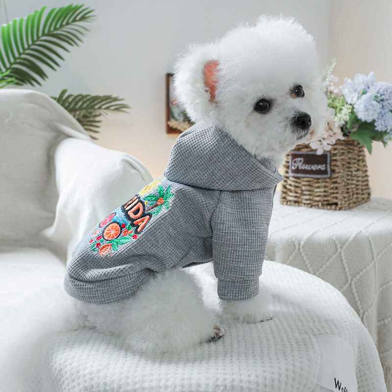 1 vnt naminių gyvūnėlių drabužiai šunims pavasario ir rudens pilkos saldžios oranžinės skrybėlės skrybėlės ir striukės tinka mažiems ir vidutinio dydžio šunims