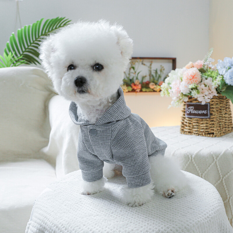 1 vnt naminių gyvūnėlių drabužiai šunims pavasario ir rudens pilkos saldžios oranžinės skrybėlės skrybėlės ir striukės tinka mažiems ir vidutinio dydžio šunims