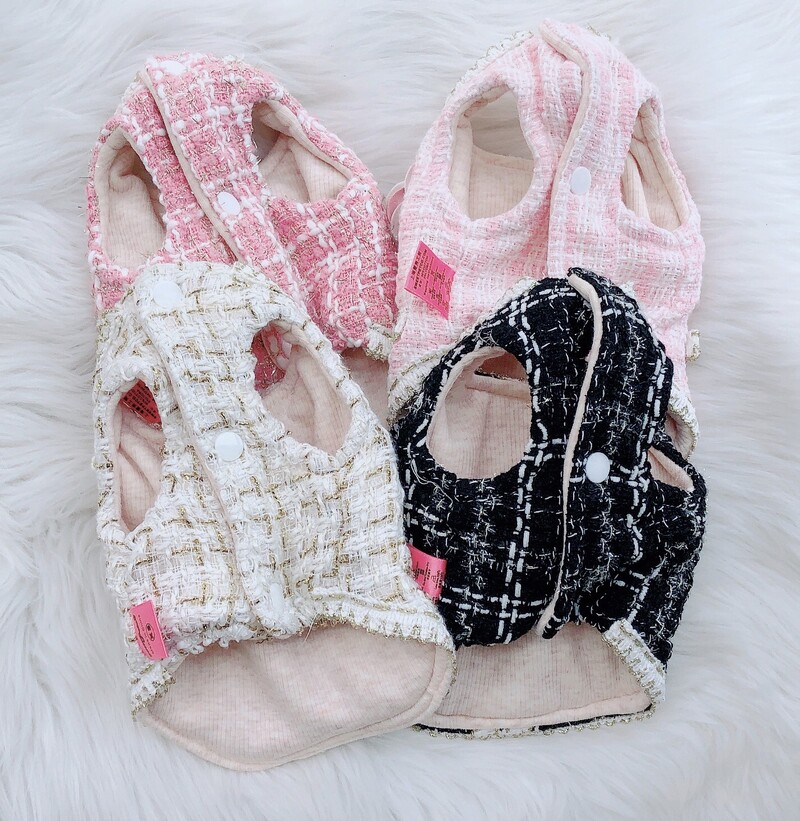 Printesa Caini Pisici Rochie Palton Modele in carouri Fusta catelusa Haine toamna/iarna Tinuta 3 culori