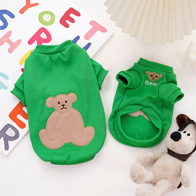 Lovely Bear marginti naminių gyvūnėlių drabužiai Žieminiai šunų megztiniai Prabangūs šuniukų megztiniai Šilti minkšti kačių megztiniai naminiai megztiniai Čihuahua drabužiai