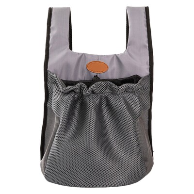 Suņu āra ceļojumu pārnēsājama mugursoma mājdzīvnieku krūšu mugursoma Tīkla savilkšanas aukla labākai elpošanai Piemērota maziem suņiem