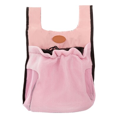 Suņu āra ceļojumu pārnēsājama mugursoma mājdzīvnieku krūšu mugursoma Tīkla savilkšanas aukla labākai elpošanai Piemērota maziem suņiem