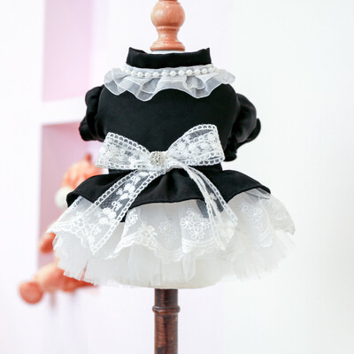 Puošni suknelė šuniui Tutu, blizgantys šunų drabužiai mažų šunų mergaitei, iškilmingi naminių gyvūnėlių vestuvių drabužiai, katės nuotakos apranga