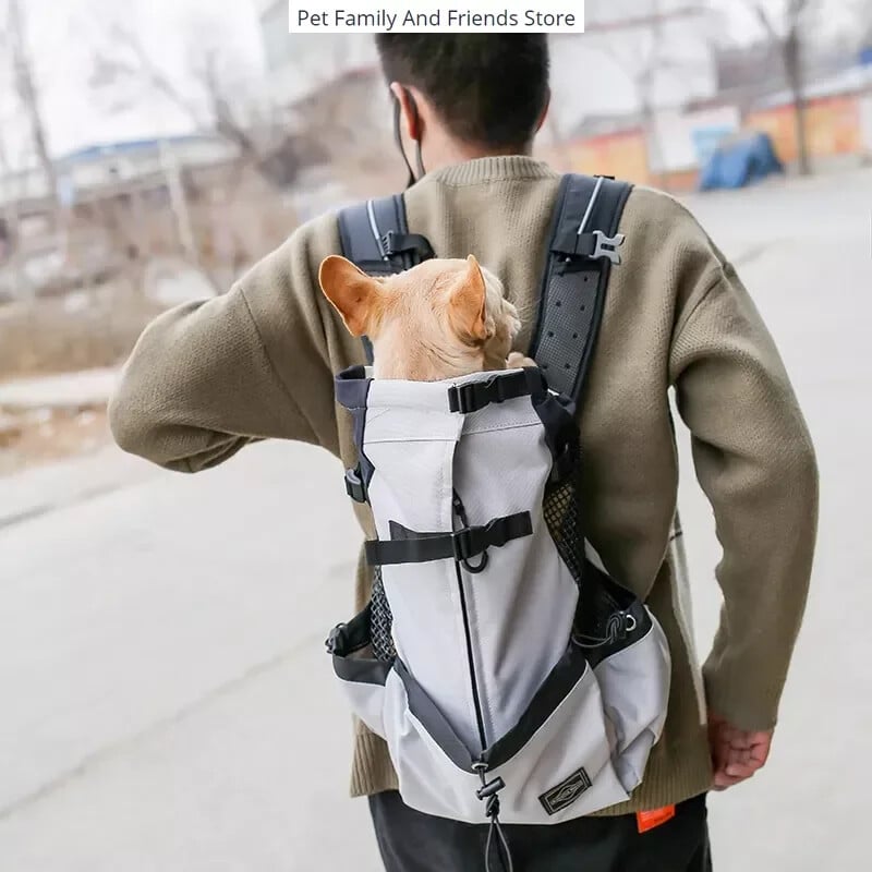 Lauko kelionių šuniuko vidutinio dydžio šunų kuprinė mažiems šunims Kvėpuojanti vaikščioti prancūzų buldogų krepšiai Priedai naminių gyvūnėlių reikmenys