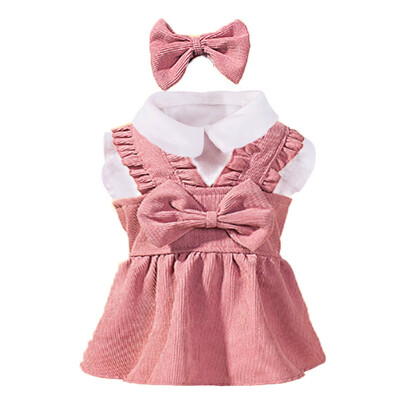 Rochie pentru câini de Crăciun Haine pentru animale de companie Costum roșu roz pentru pisică cu cămașă albă Îmbrăcăminte caldă de Anul Nou pentru pisici Rochie de petrecere buldog francez