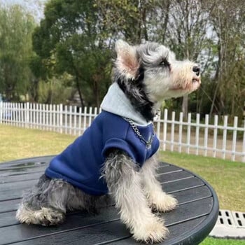 Fashion Dog Hoodie Χειμερινά ζεστά ρούχα για σκύλους για γάτα Μαλακό φούτερ Small Medium Dogs Coat για κρύο καιρό Ρούχα για κατοικίδια Chihuahua Pug