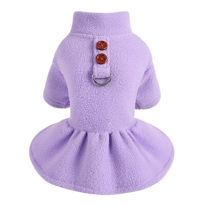 Rainbow Stripes šunų suknelės mažiems šunims Vilnos šilti šunų megztiniai Žieminiai šuniukai Mielos princesės suknelės Chihuahua Yorkie