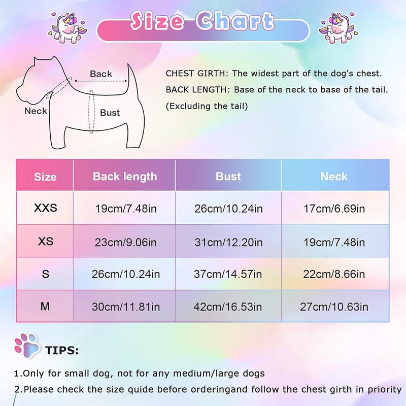 Rainbow Stripes šunų suknelės mažiems šunims Vilnos šilti šunų megztiniai Žieminiai šuniukai Mielos princesės suknelės Chihuahua Yorkie