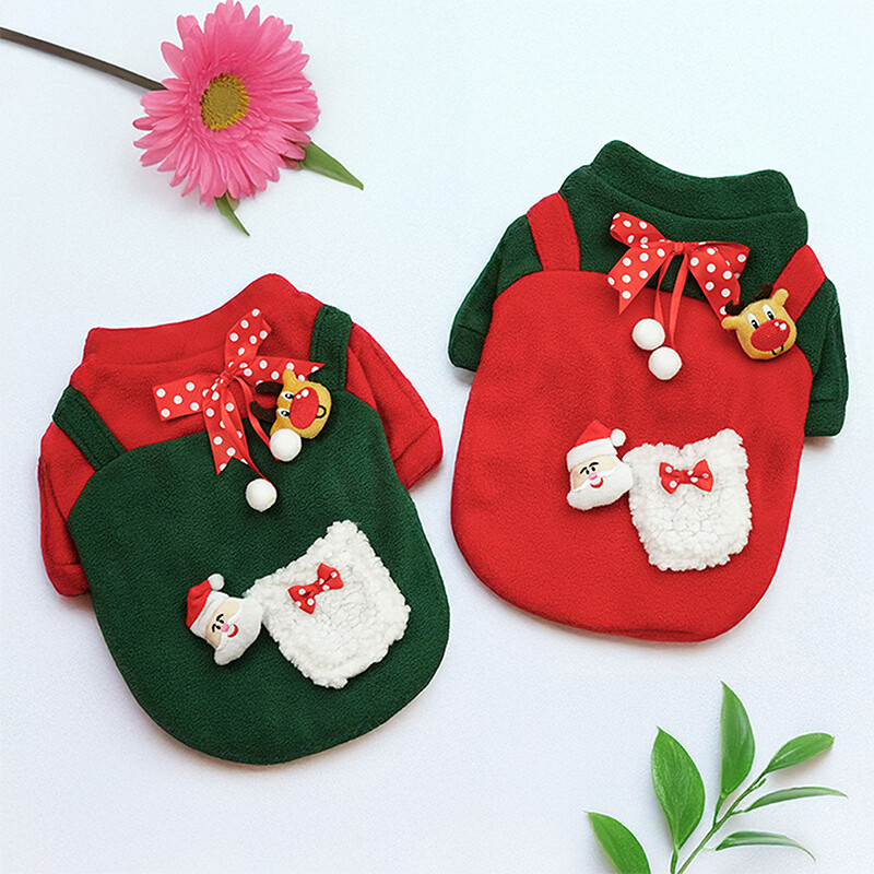 Naminių gyvūnėlių paltai Prabangūs naminių gyvūnėlių drabužiai Maži šunys Kalėdiniai kostiumai Rudens žiema šunų drabužiai Naminių gyvūnėlių Kalėdos Šiltas gobtuvas Dovanos