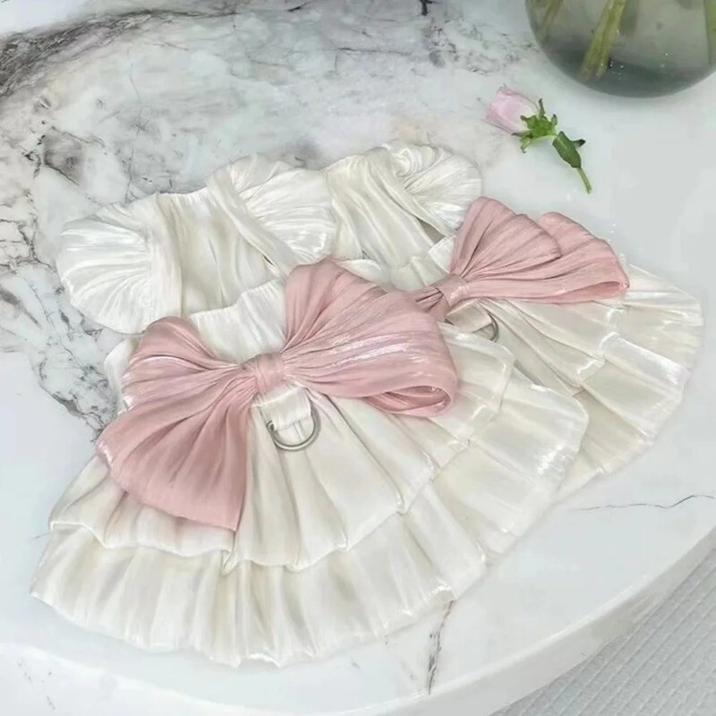 Mada Vasaros naminiams gyvūnėliams lankelis šunų drabužiai Sijonas šuniuko suknelės Meškiukas Šuo Katė, išeinanti vilkti Ploni Apsauginiai Nuo saulės Apranga augintiniams