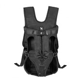 Mājdzīvnieku pārnēsāšanas soma Ērta regulējama Oksfordas auduma dubultplecu pārnēsājama suņu mugursoma āra kaķu mugursoma