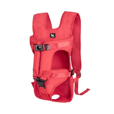 Mājdzīvnieku pārnēsāšanas soma Ērta regulējama Oksfordas auduma dubultplecu pārnēsājama suņu mugursoma āra kaķu mugursoma