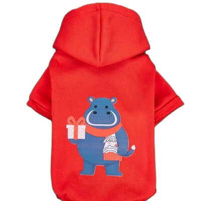 A bársonyos kisállat karácsonyi pulóver alkalmas kis, közepes és nagy kutyáknak, például teddy golden retrievernek