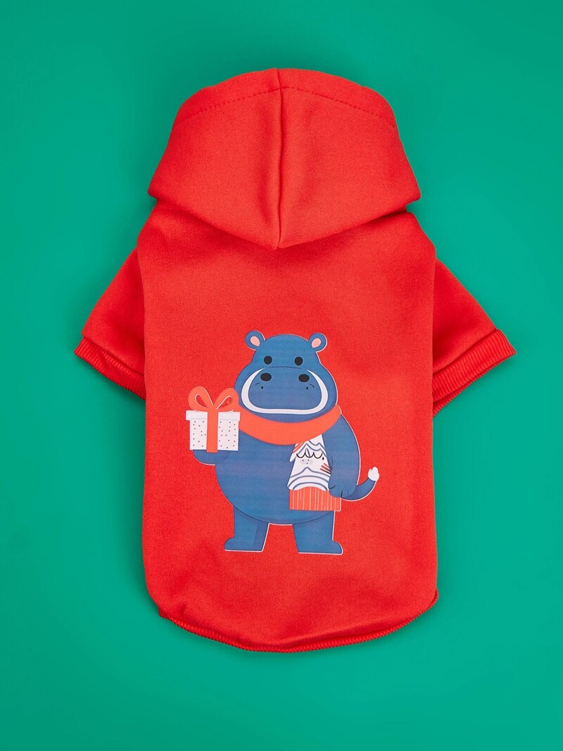 A bársonyos kisállat karácsonyi pulóver alkalmas kis, közepes és nagy kutyáknak, például teddy golden retrievernek