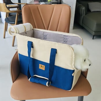 Φορητό PetCat ShoulderHandbag Τσάντα μεταφοράς PetDog Κάθισμα αυτοκινήτου Αντιολισθητικό Μεταφορέας σκύλων Ασφαλή προϊόντα για κατοικίδια Μεταφορέας γάτας Τσάντα χειρός μικρού σκύλου