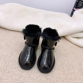 New Style Παιδικά Sheepskin Snow Boots All-in-One Χαμηλά μποτάκια αδιάβροχα αντιρρυπαντικά αντιολισθητικά Παιδικά παπούτσια στο κάτω μέρος Γονέας-Παιδί