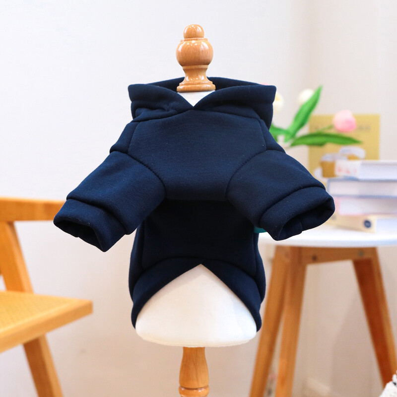 Aš myliu savo mamą. „Haze Blue“ gobtuvas, naminių gyvūnėlių drabužiai, šunų drabužiai, mažų šunų drabužiai, rudens ir žiemos stiliai, šilta ir patogu