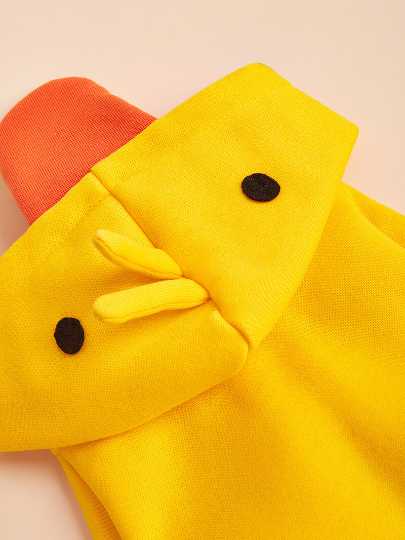 Pânză pentru câini de talie mică Costum Cățeluș de rață cu haine pentru animale de companie pentru câini Îmbrăcăminte moale pentru cosplay