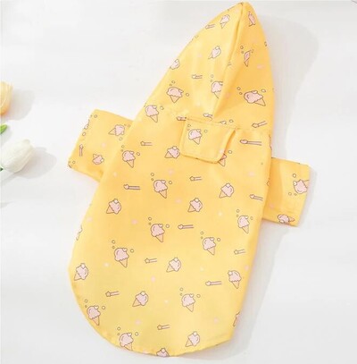 Mājas suņa lietusmētelis vasaras modes īsām piedurknēm suns ūdensnecaurlaidīgs apģērbs kucēnu mētelis suns lietusmētelis āra mētelis Bichon Schnauzer Welsh