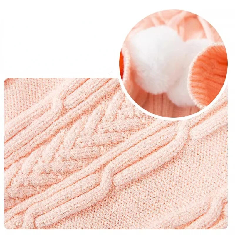 Toamnă Iarnă Pisică Pulover Minge Păr Picioare Câine Picioare Călduș Cu Glugă Pulover tricotat Câine Mic Mediu Teddy Îmbrăcăminte pentru animale de companie Haine pentru cățeluș