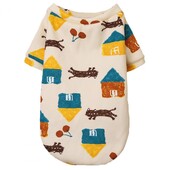 Naminių gyvūnėlių pliušinis paltas Katė Šuo Šilti medvilniniai rūbai Naminių gyvūnėlių marškinėliai Namai Kačių raštas Šilumai Švelnus Naminiai šunys Katės Megztiniai Kostiumas