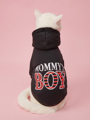 Ρούχα κατοικίδιων για σκύλο γάτα Puppy Hoodies Παλτό MOMMY\'S BOY Φούτερ για σκύλους στολές για μικρόσωμο μεσαίο σκύλο