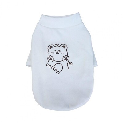 Drabužiai naminiams gyvūnėliams Stilingi trimačiai kirpti šunų marškinėliai dvikojai žieminiai šunų drabužiai naminių gyvūnėlių reikmenys