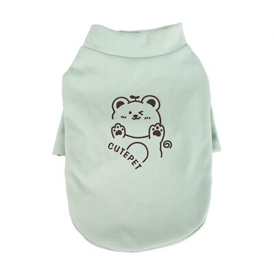 Drabužiai naminiams gyvūnėliams Stilingi trimačiai kirpti šunų marškinėliai dvikojai žieminiai šunų drabužiai naminių gyvūnėlių reikmenys