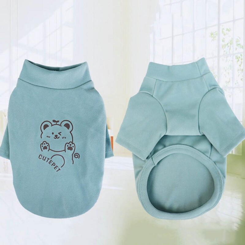 Drabužiai naminiams gyvūnėliams Stilingi trimačiai kirpti šunų marškinėliai dvikojai žieminiai šunų drabužiai naminių gyvūnėlių reikmenys