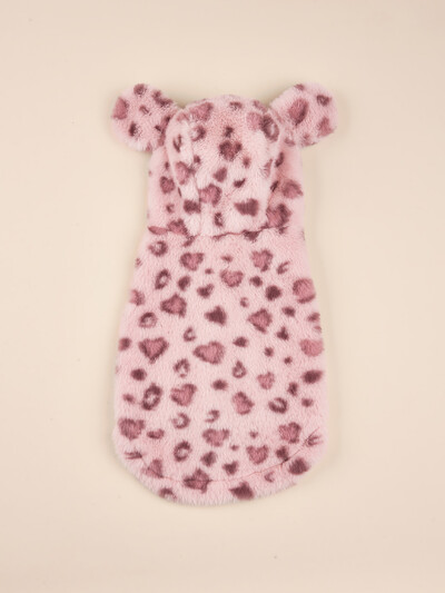 Drabužiai naminiams gyvūnėliams šunims katėms šuniukui su miela ausine kepure, neryškaus paltuko megztiniai, šunų komplektai mažam ir vidutiniam šuniui rudens žiemai