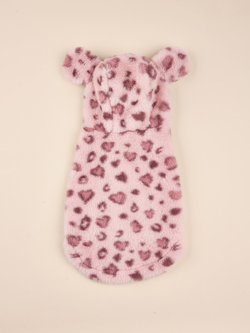 Drabužiai naminiams gyvūnėliams šunims katėms šuniukui su miela ausine kepure, neryškaus paltuko megztiniai, šunų komplektai mažam ir vidutiniam šuniui rudens žiemai