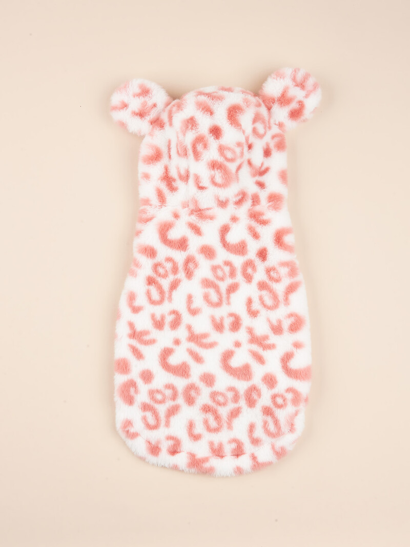 Drabužiai naminiams gyvūnėliams šunims katėms šuniukui su miela ausine kepure, neryškaus paltuko megztiniai, šunų komplektai mažam ir vidutiniam šuniui rudens žiemai