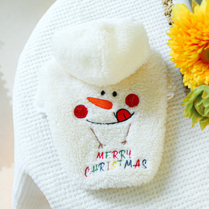 Kisállat báránybőr kapucnis kabát kutya karácsonyi kabát macska ruhák karácsonyi bolyhos ruhák aranyos hóember kiskutya ruhák kabátok