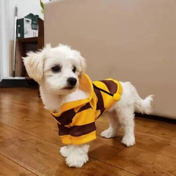 Bee Pet Puppy Coat Apparel Outfit Fleece Clothes Dog Cat Hoodie Изискан костюм Хелоуин Cosplay Pulover Dog Hoodie