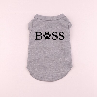 „Bss“ prekės ženklo šunų marškinėliai Marškinėliai šunims Vienspalviai marškiniai „Pechera Para Perro“ šunų marškiniai „Cloths for Kitten“ Drabužiai Drabužiai