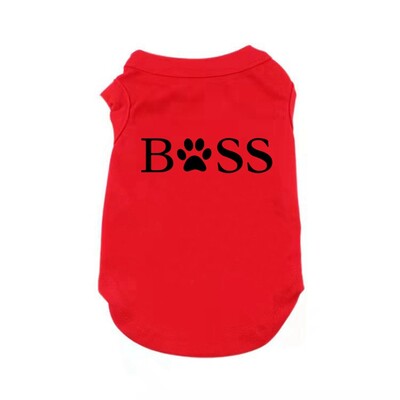„Bss“ prekės ženklo šunų marškinėliai Marškinėliai šunims Vienspalviai marškiniai „Pechera Para Perro“ šunų marškiniai „Cloths for Kitten“ Drabužiai Drabužiai