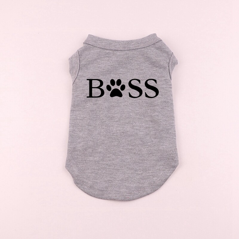 „Bss“ prekės ženklo šunų marškinėliai Marškinėliai šunims Vienspalviai marškiniai „Pechera Para Perro“ šunų marškiniai „Cloths for Kitten“ Drabužiai Drabužiai