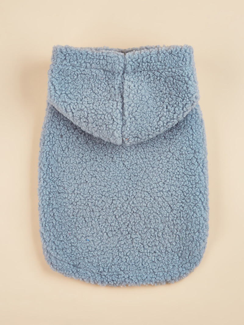 Suņu kapuces silta plīša suņa veste ar cepuri, mīksta flīsa odere Džemperis mazam sunim kaķim jauks kucēns ziema