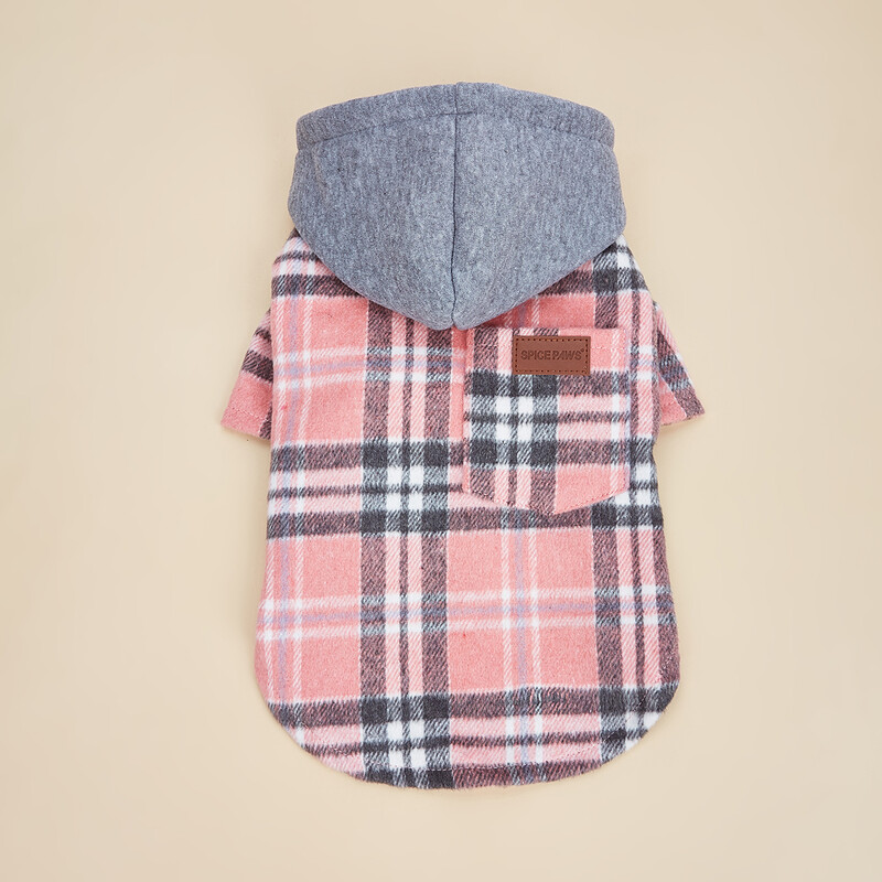 Šunų rūbų džemperis mažiems šunims Kostiumai šuniukų megztiniai Klasikiniai languoti naminių šunų drabužiai su kišene Minkšti šilti naminių kačių C