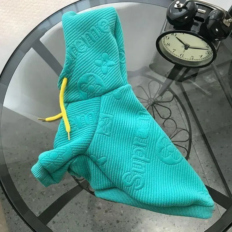 Haine pentru câini Toamnă și iarnă Schnitzer Than Teddy Bear Haine pentru câini de dimensiuni mici și mijlocii pentru pisici Hanorac subțire în stil occidental cu glugă